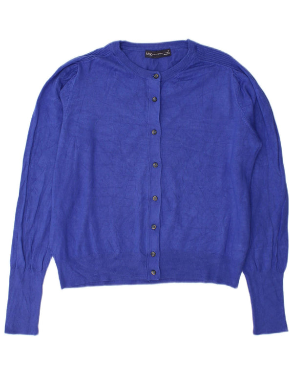 Pulover cardigan pentru femei Marks & Spencer UK 12 Medium Blue Viscose