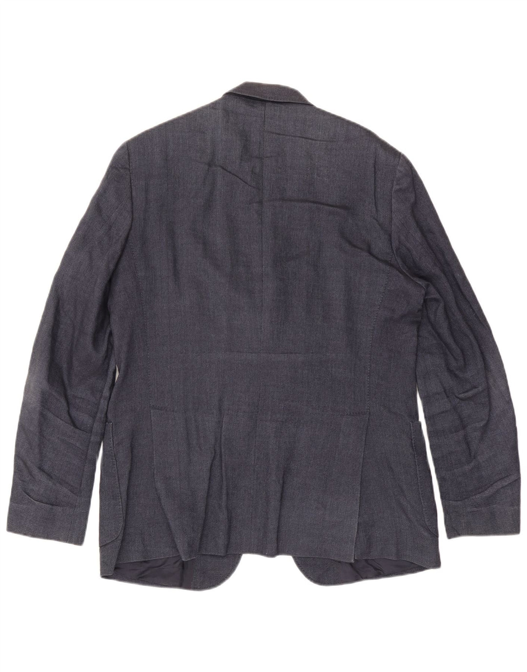 MASSIMO DUTTI Jachetă pentru bărbați cu 3 nasturi EU 54 XL Lână bleumarin