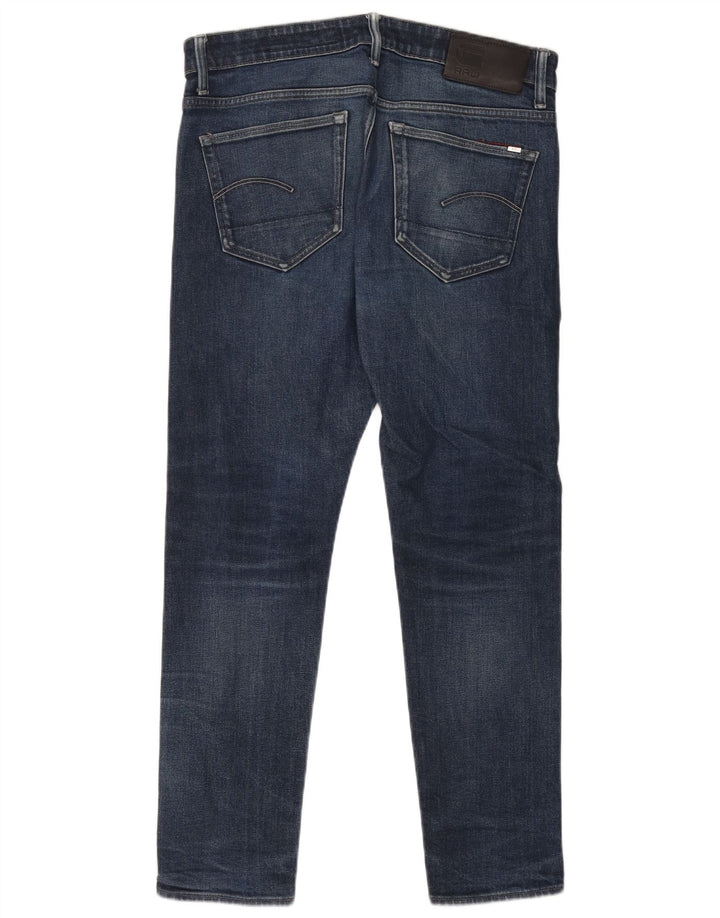 Blugi G-Star 3301 Slim pentru bărbați W34 L32 Bumbac albastru