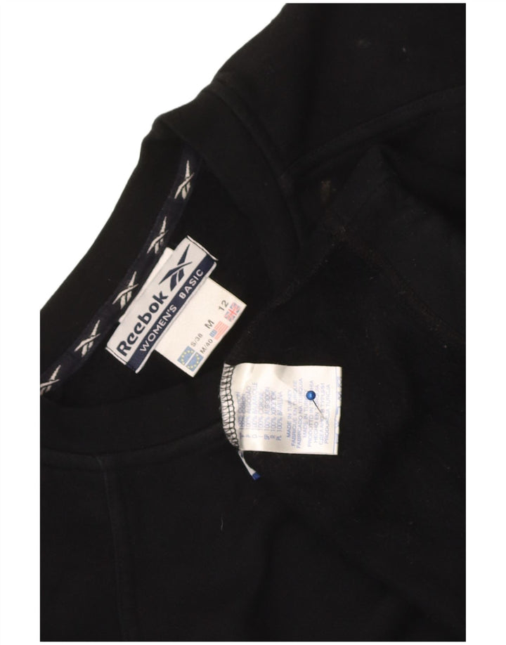 Pulover Reebok pentru femei, UK 12, bumbac mediu negru