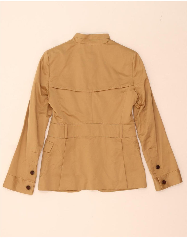 MASSIMO DUTTI Womens Utility Jacket EU 38 Small Beige Cotton Vintage Massimo Dutti and Second-Hand Massimo Dutti from Messina Hembry 
