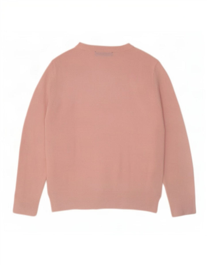 Pulover pentru femei Marks & Spencer cu decolteu triplu UK 12 Roz mediu