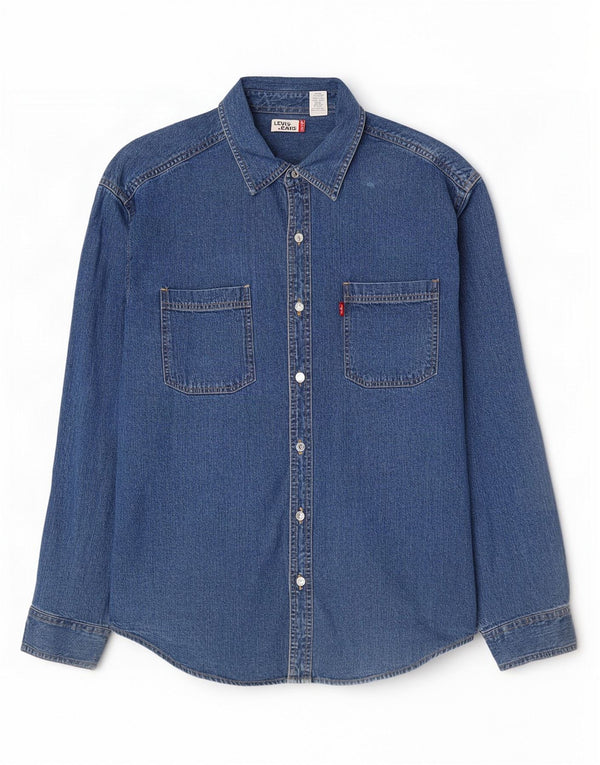 Cămașă de blugi pentru bărbați Levi's, mare, albastru, bumbac