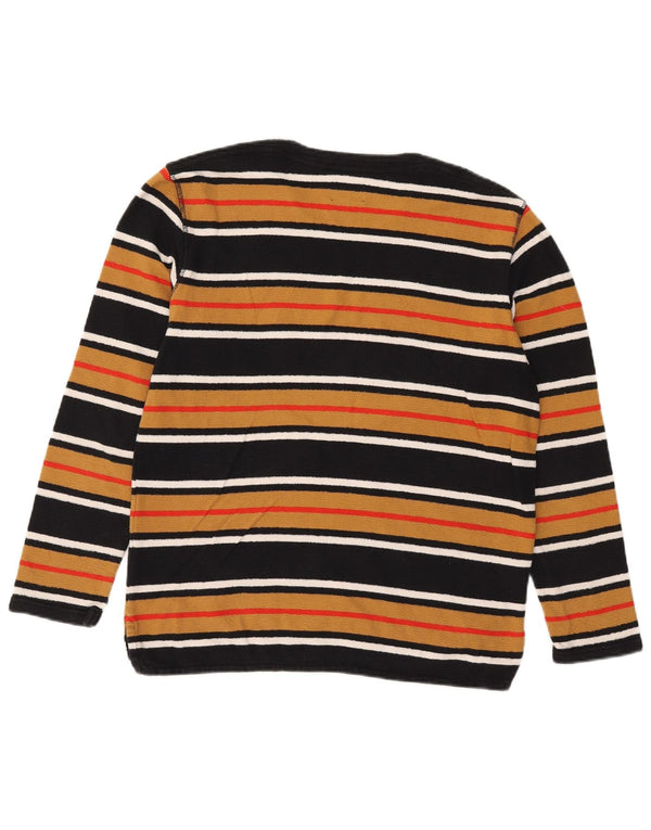 Top Levi's pentru bărbați, cu mânecă lungă, din bumbac cu dungi medii, multicolore