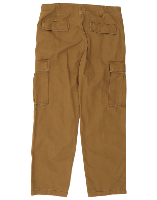 Pantaloni cargo dritti pentru bărbați Levi's W36 L30 bumbac maro