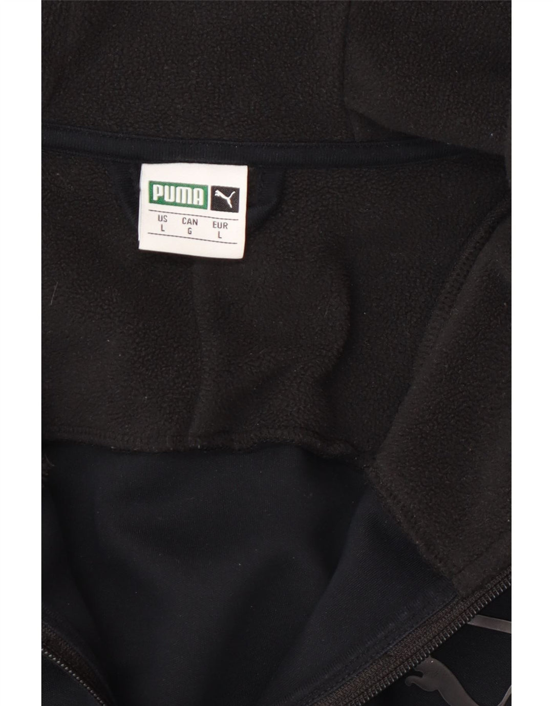 Jachetă de trening cu glugă Puma pentru bărbați, mare, negru, color block