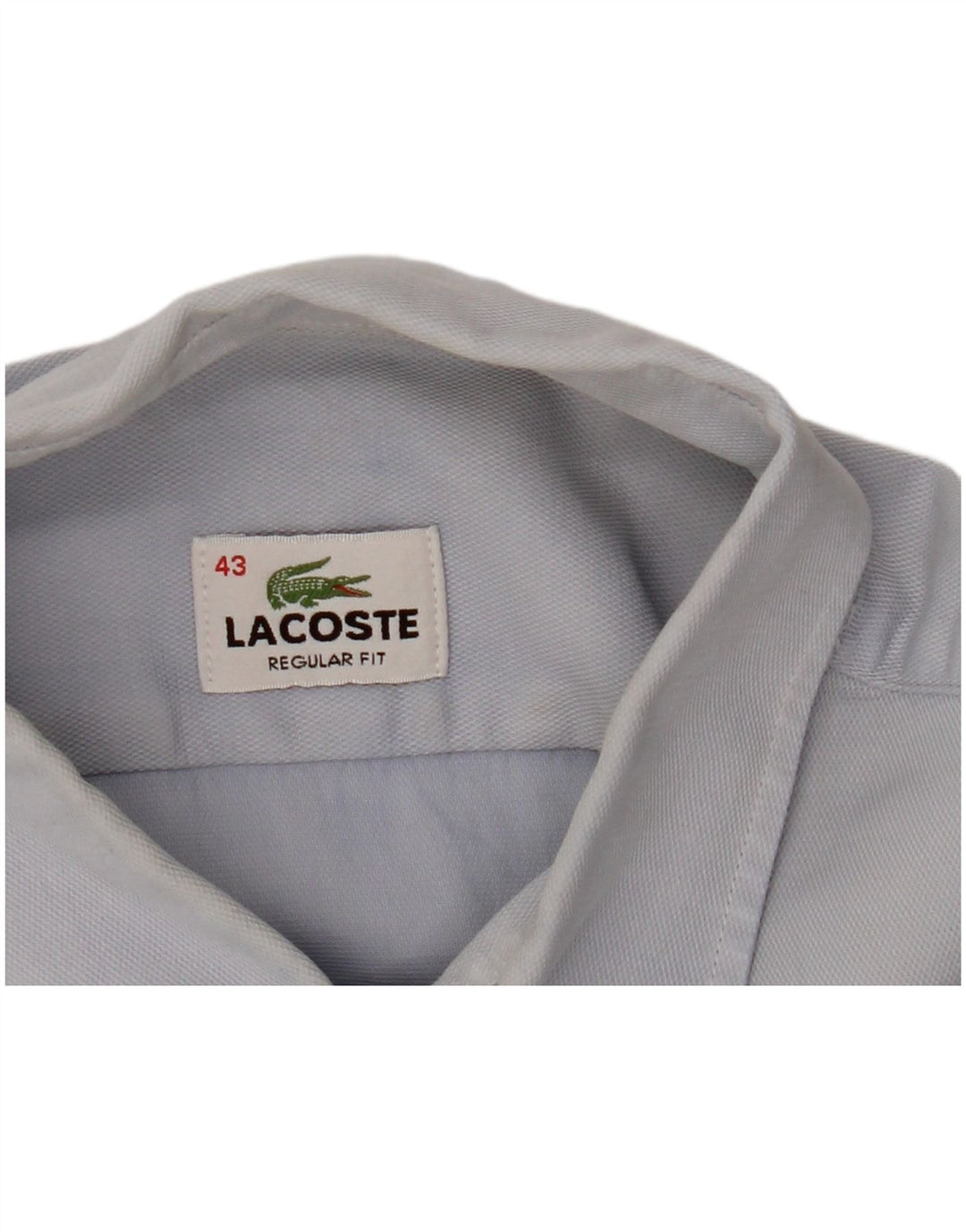 Tricou polo Lacoste pentru bărbați, cu mânecă scurtă, cu formă normală, mărimea 43, mare, albastru