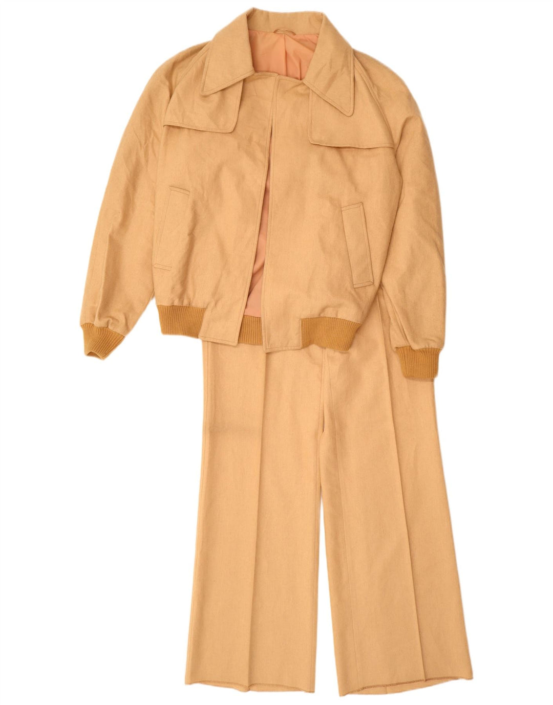 Set 2 piese pentru femei VINTAGE UK 12 Medium L28 L34 Bej