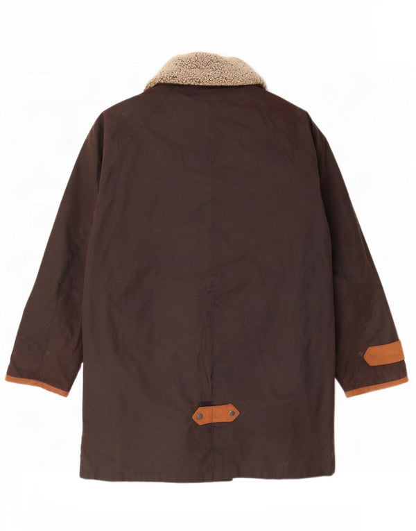 Toggi Womens Waxed Cotton Jacket UK 14 Medium Brown
