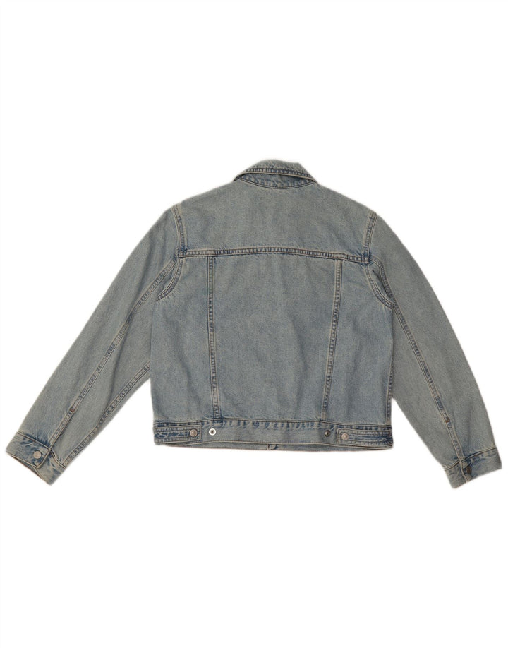 Geaca Benetton Fete Denim 11-12 Ani Albastru