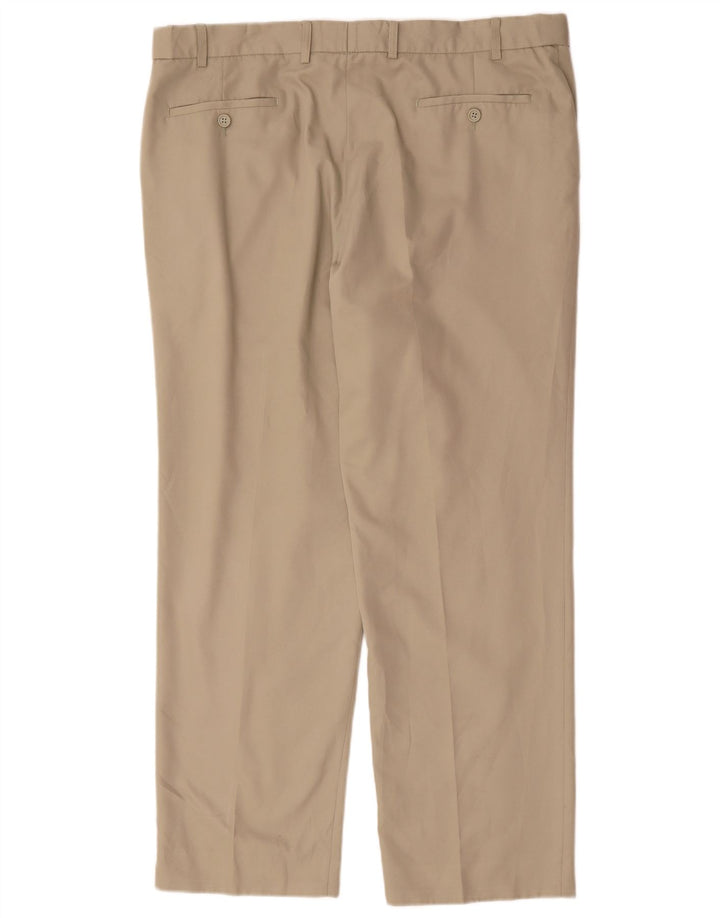 Marks & Spencer Pantaloni drepți pentru bărbați L40 L31 poliester bej