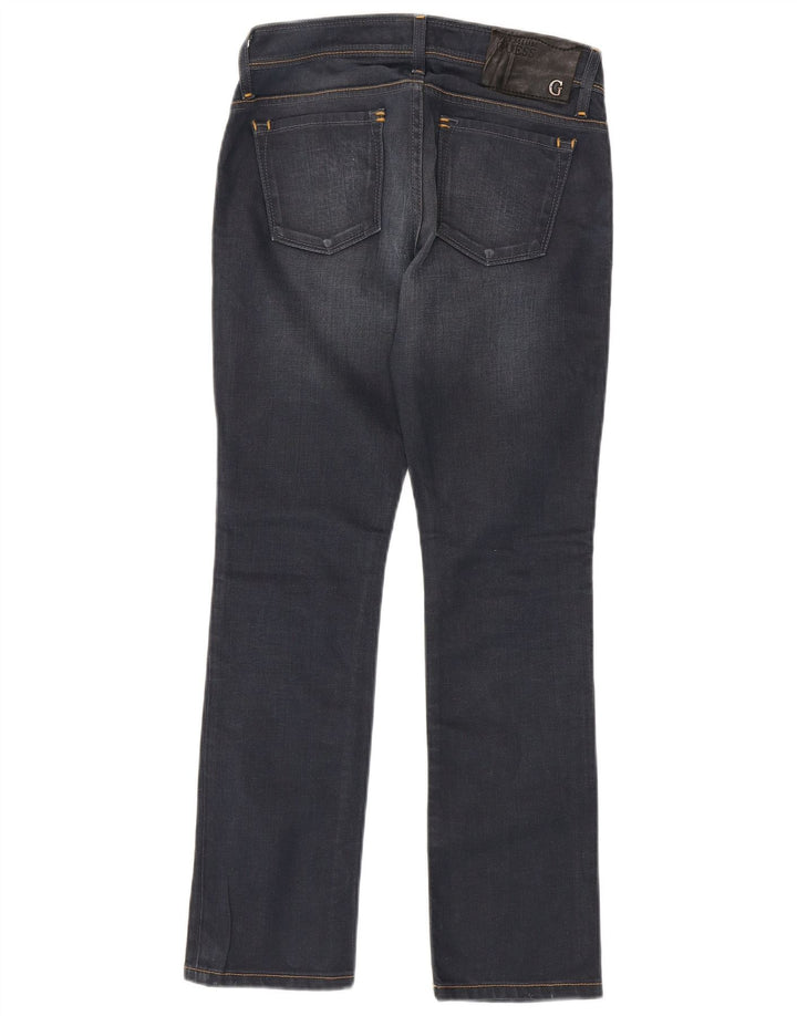 Blugi Guess pentru femei Bootcut W27 L29, bumbac bleumarin