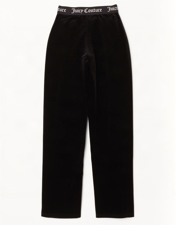 Pantaloni de trening din velur grafic Juicy Couture pentru femei XS poliester negru