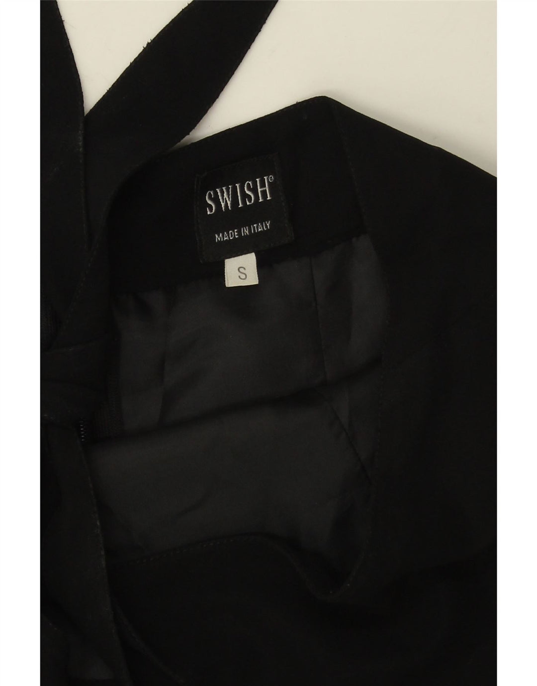 Swish Rochie Halter pentru femei UK 10 Small Black Viscose