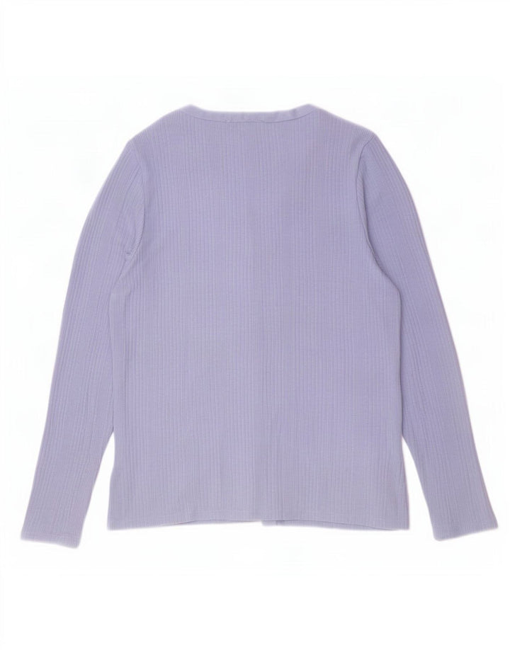 Pulover cardigan pentru femei Marks & Spencer UK 16 Large Blue