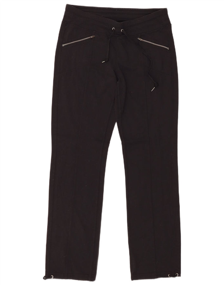 Pantaloni de trening ATHLETA pentru femei UK 14 Medium Black Nylon