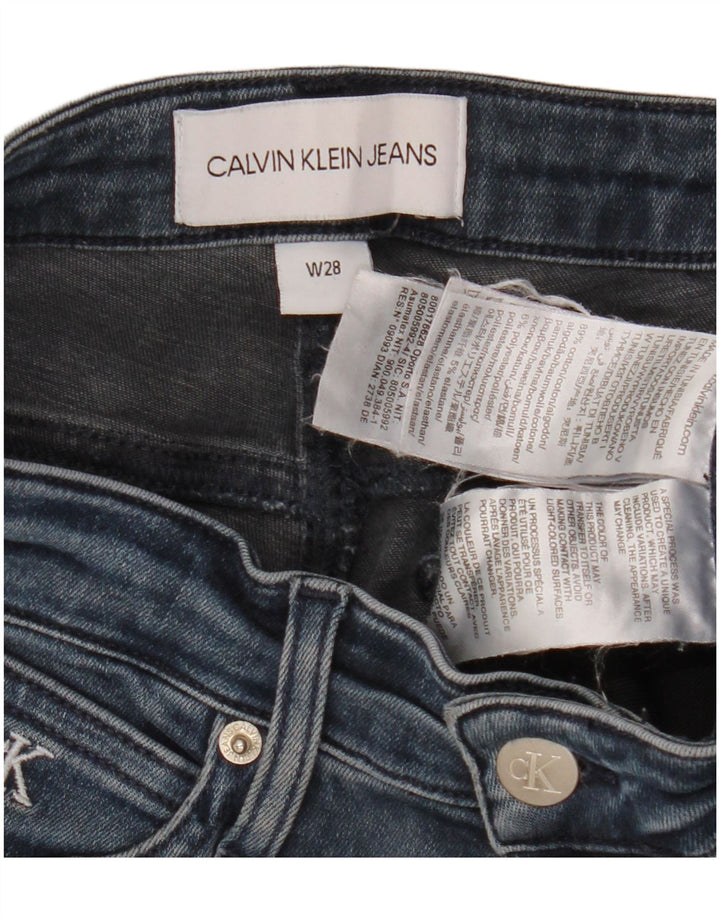 CALVIN KLEIN Blugi skinny pentru femei cu talie medie W28 L27 bumbac albastru