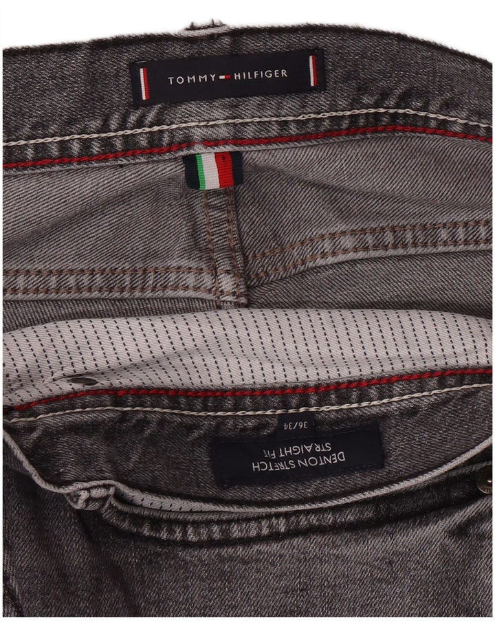 TOMMY HILFIGER Blugi Denton Straight pentru bărbați W36 L27 gri
