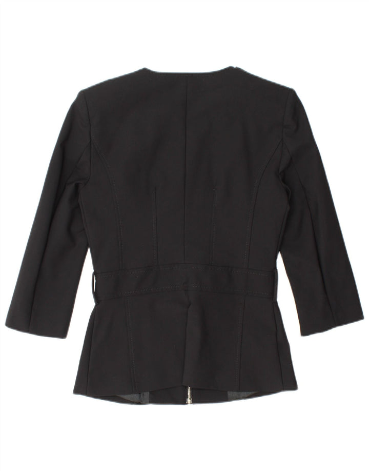 ELISABETTA FRANCHI Jachetă pentru femei cu mâneci 3/4 IT 42 Medium Negru