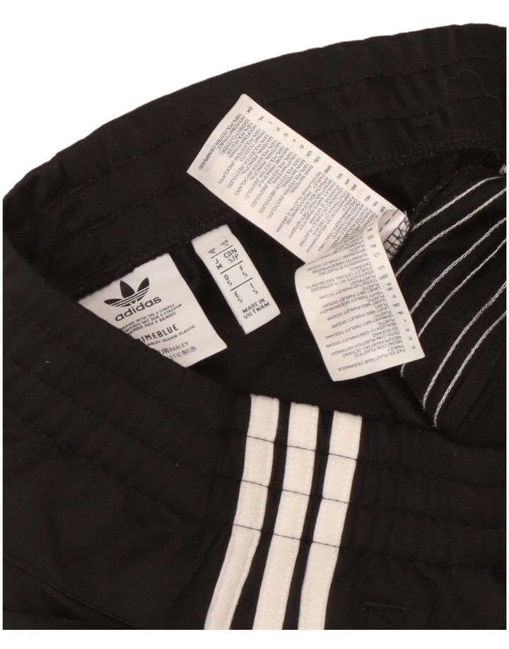 Pantaloni de trening Adidas pentru bărbați, poliester negru mic