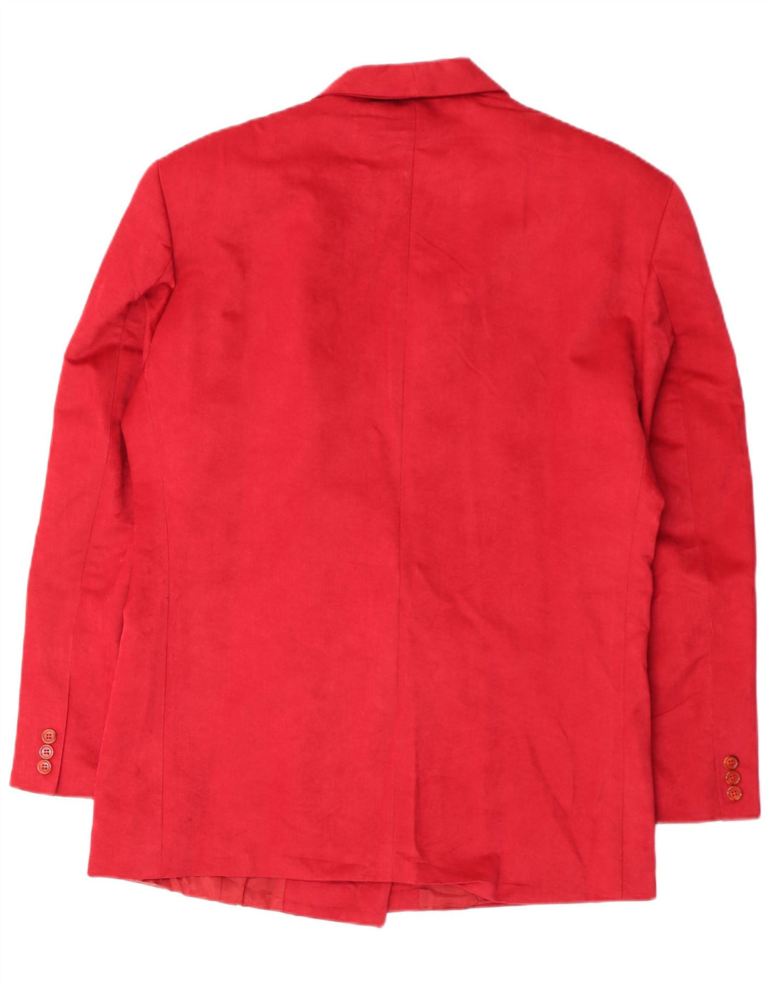 Jachetă vintage pentru bărbați cu două piepturi IT 52 XL poliester roșu