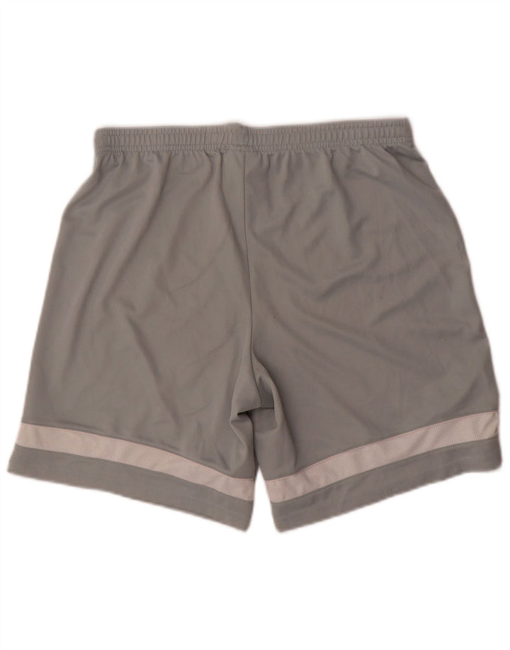 Pantaloni scurți sport Nike Dri Fit pentru bărbați, gri mediu, poliester color bloc