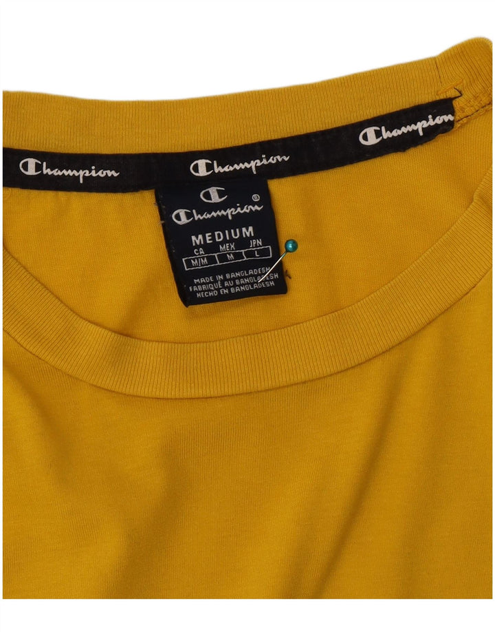 Tricou grafic Champion pentru bărbați Top mediu galben