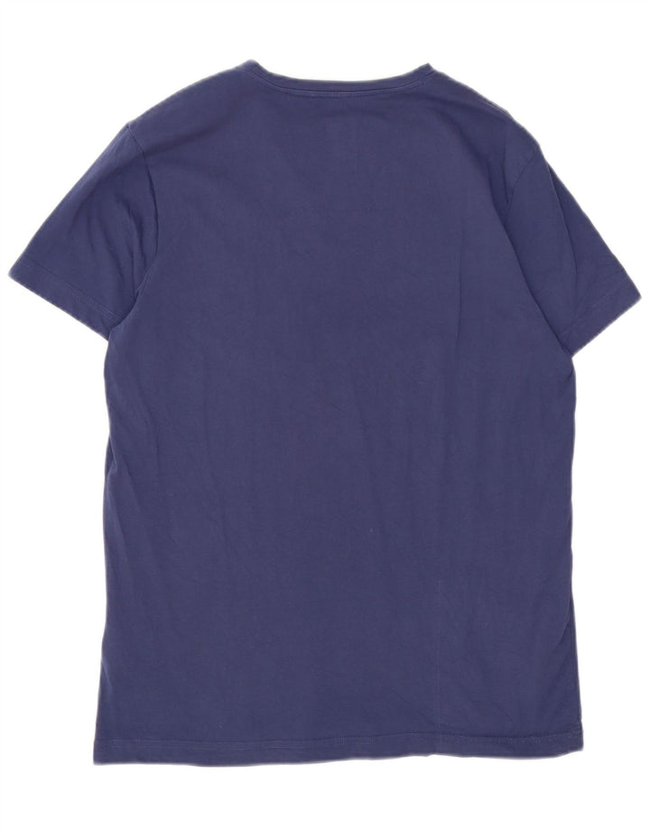 Tricou pentru bărbați K-Way Top mare din bumbac bleumarin