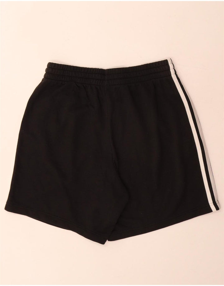 Pantaloni scurți sport Adidas pentru femei, bumbac mediu negru