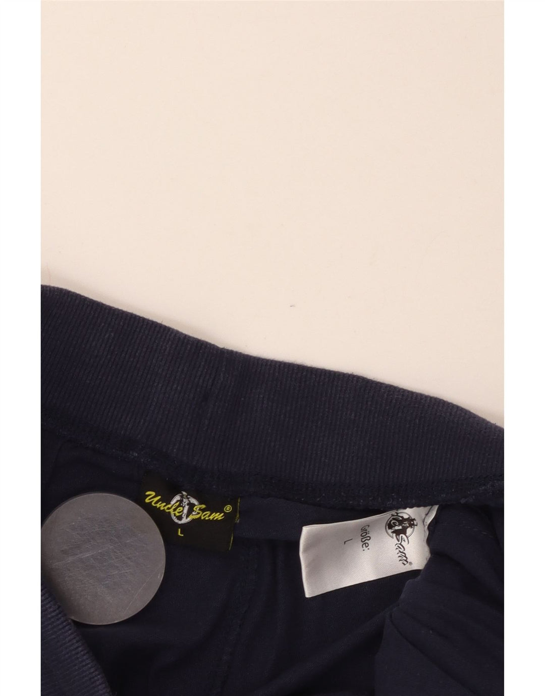 Uncle Sam Pantaloni de trening grafic pentru bărbați, mari, albastru, bumbac