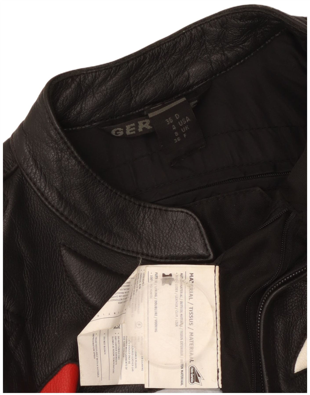 Gericke Womens UK 8 Small Black Colorblock Piele