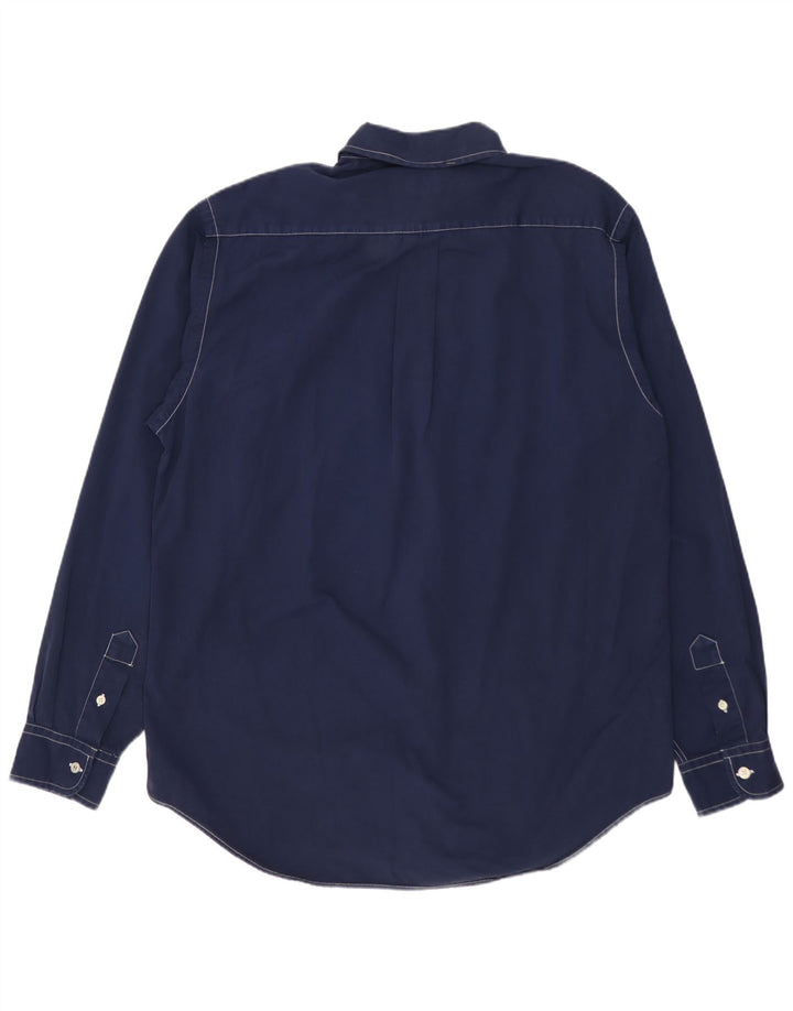 Cămașă pentru bărbați Calvin Klein Jeans, albastru bleumarin mediu