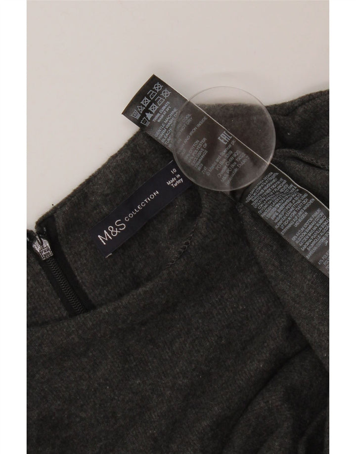 Rochie cu pulover pentru femei Marks & Spencer UK 10 mic bumbac gri
