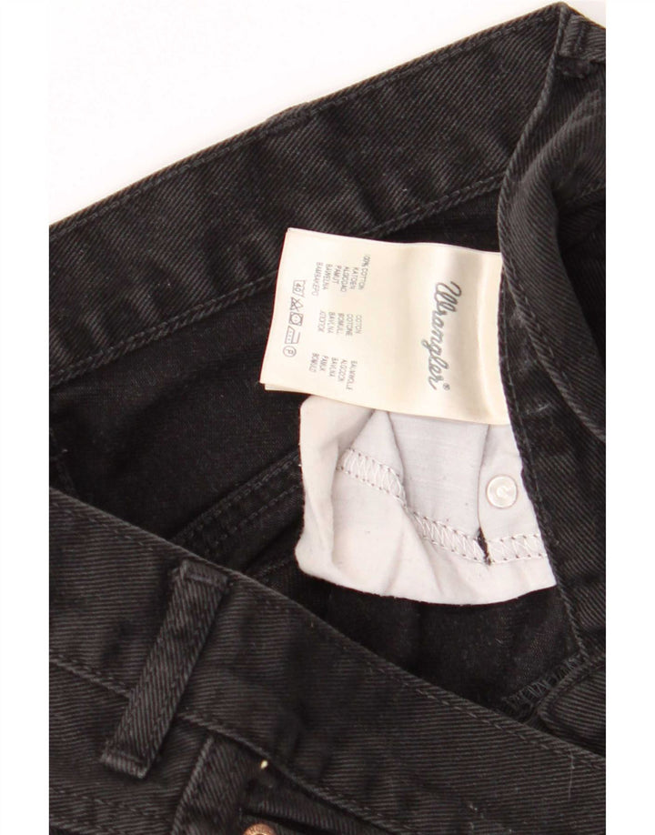 Blugi drepte pentru bărbați Wrangler Texas W32 L32 bumbac negru