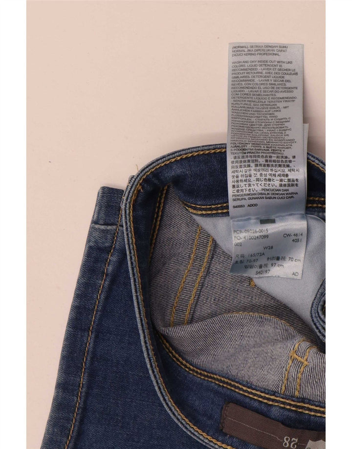 Blugi Capri pentru femei Levi's W28 L22 Bumbac albastru
