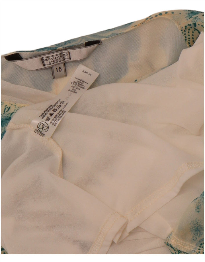 Bluză pentru femei Debenhams UK 16 Poliester floral multicolor mare