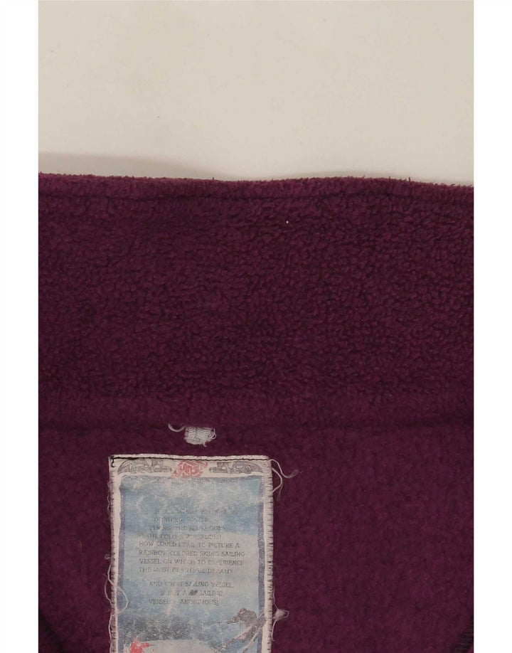 Jachetă din lână supradimensionată pentru femei Vintage UK 16 Large Violet