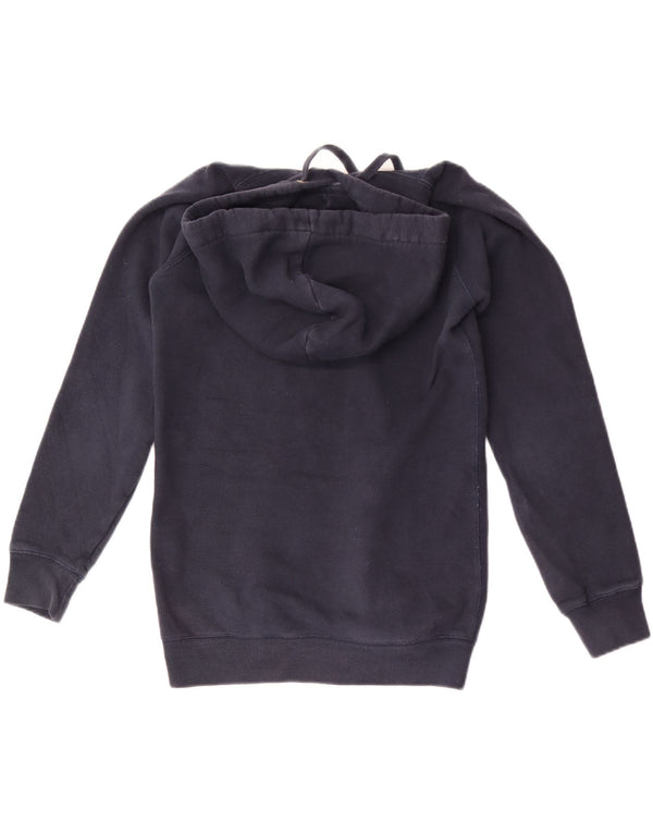 Jack Wills Pulover cu glugă cu grafic pentru femei UK 6 XS Bumbac bleumarin