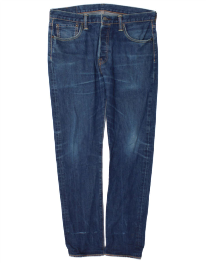 Blugi Levi's 501 Straight pentru bărbați W34 L32 Bumbac albastru