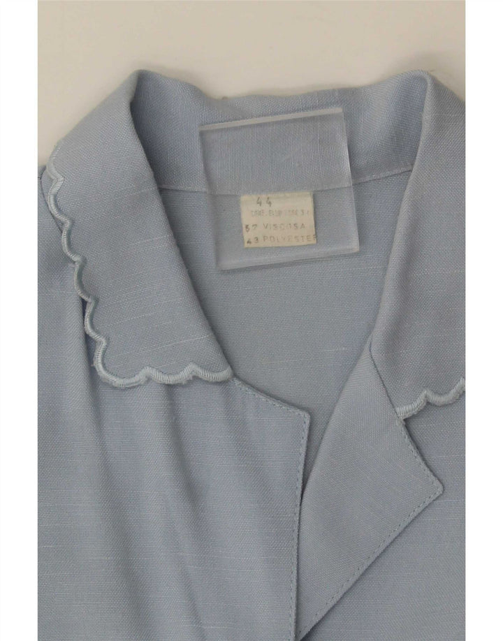 Rochie A-Line Fără Mâneci Vintage pentru Femei IT 44 Medium Blue Viscose