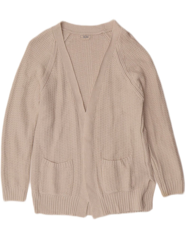 Pulover cardigan pentru femei Fat Face UK 8 Small Beige Viscose Classic