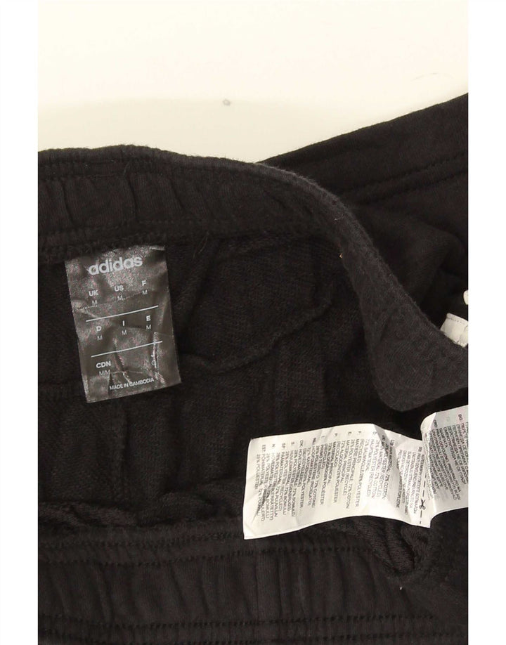 Pantaloni scurți sport pentru bărbați Adidas, bumbac mediu negru