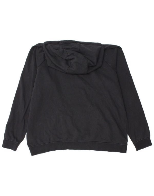 Pulover supradimensionat NIKE pentru femei, UK 18 XL, bumbac negru