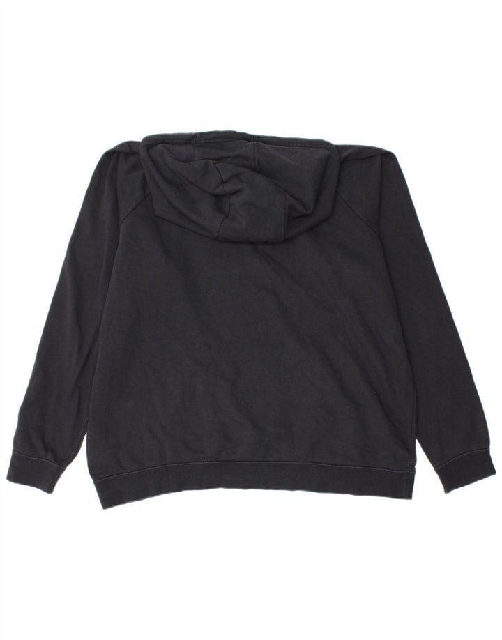 Pulover supradimensionat NIKE pentru femei, UK 18 XL, bumbac negru