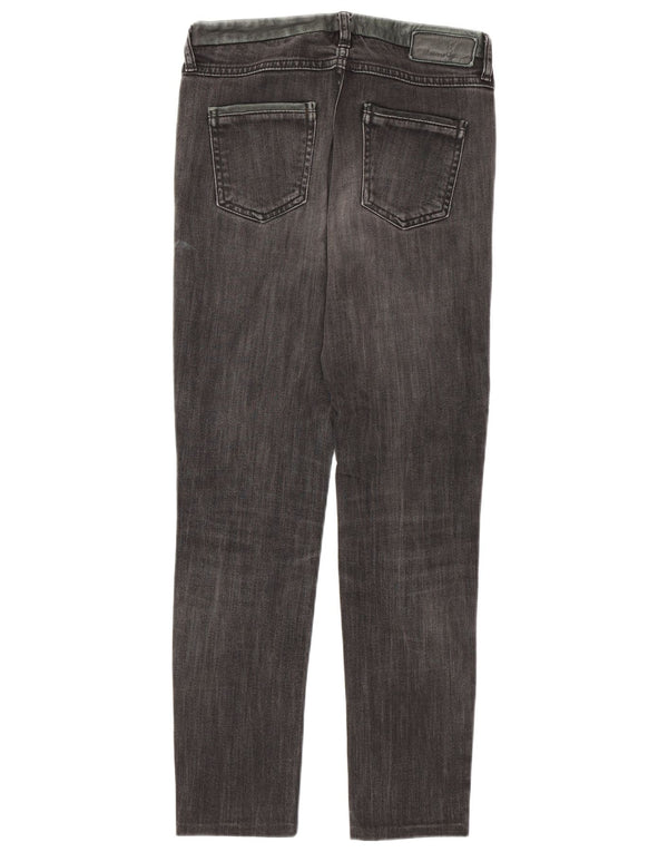 Blugi subțiri Massimo Dutti pentru femei EU 36 XS W26 L27 bumbac gri