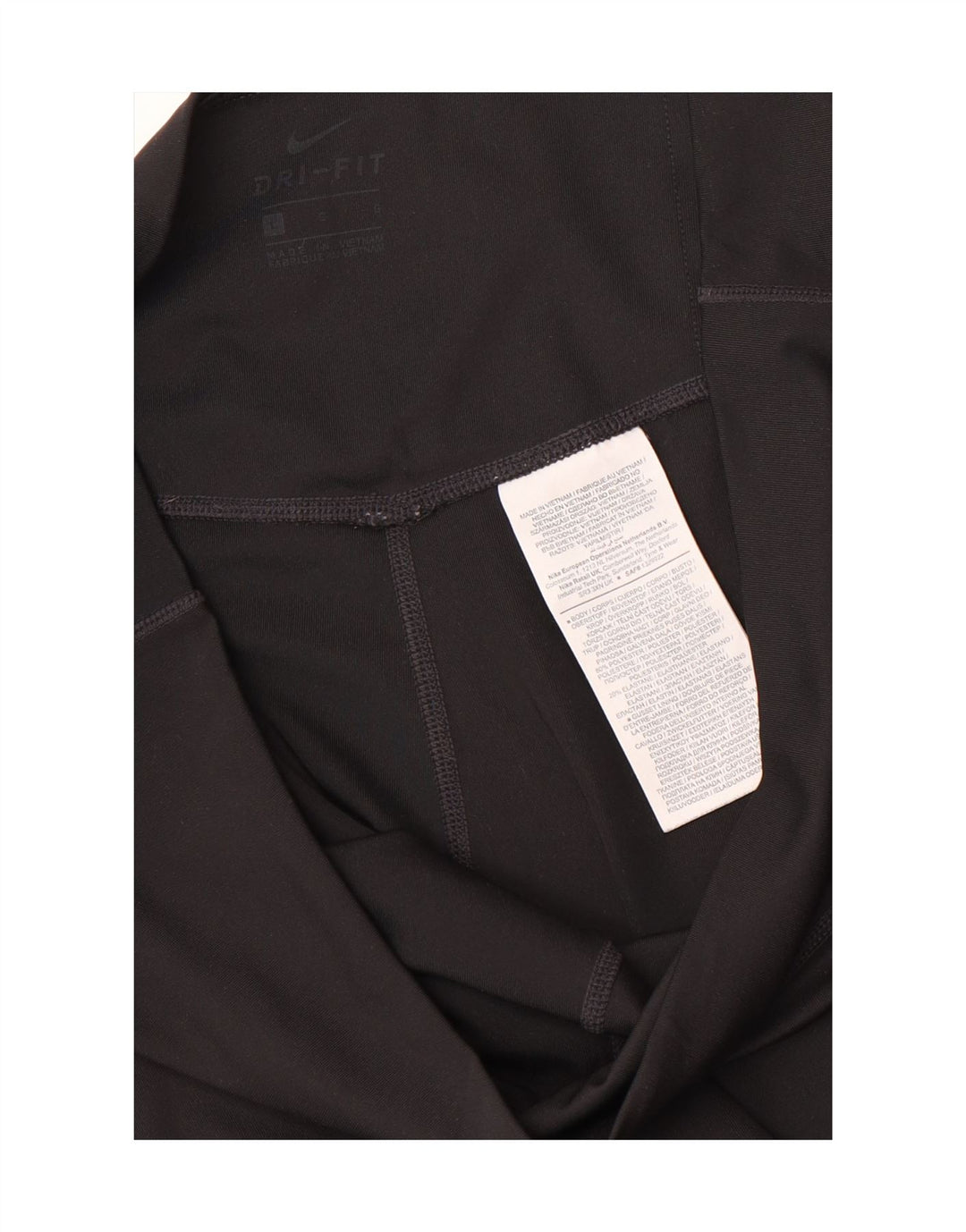 Leggings Nike Dri Fit Graphic pentru femei UK 14 Poliester negru mare