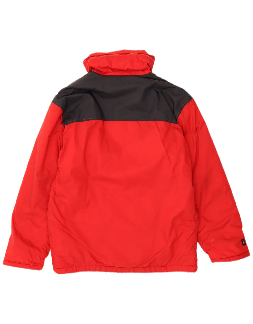 Jachetă de vânt cu glugă pentru bărbați Ellesse IT 48, roșu mediu, nailon color bloc