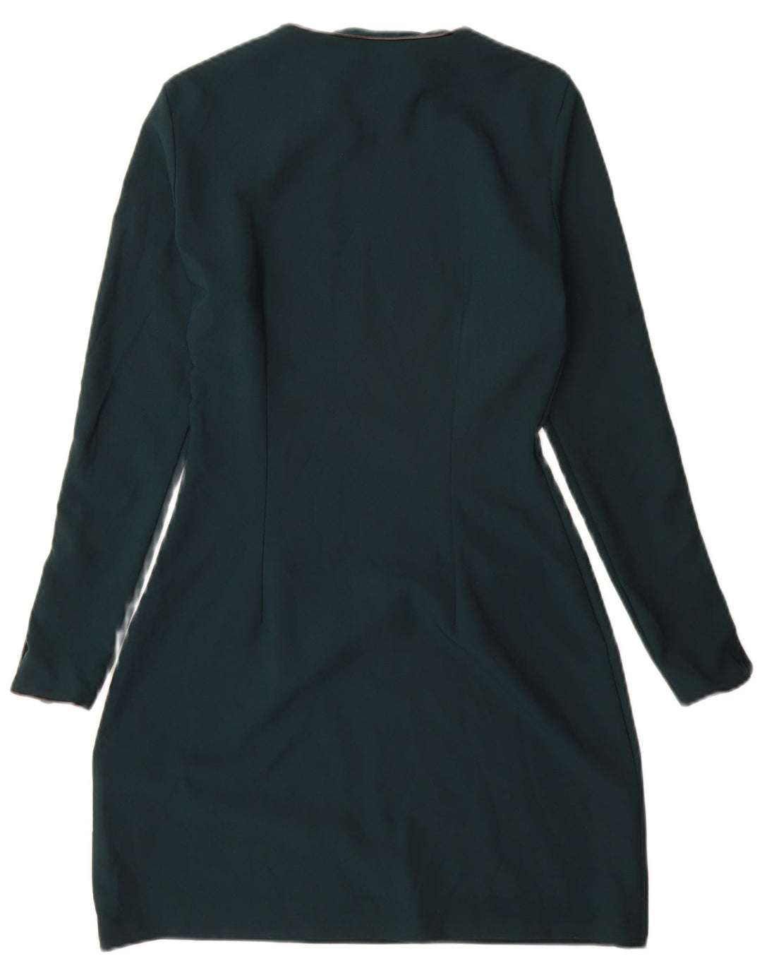 Rochie teacă cu mânecă lungă pentru femei Zara UK 10 Poliester verde mic