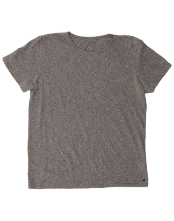 Top tricou Tommy Hilfiger pentru femei UK 18 XL bumbac gri