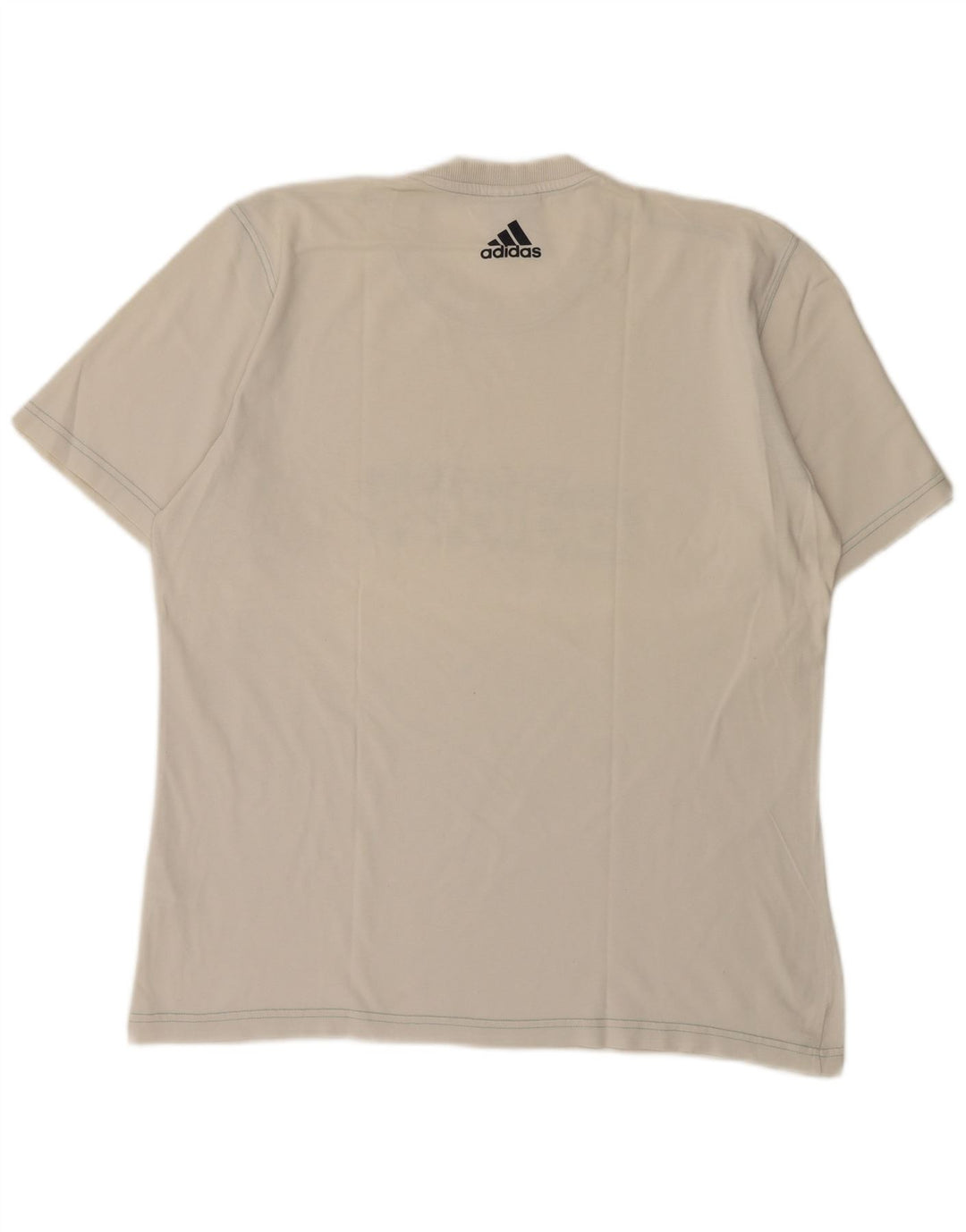 Tricou grafic pentru bărbați Adidas Top Medium White Bumbac